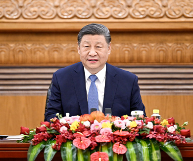 习近平会见国际工商界代表