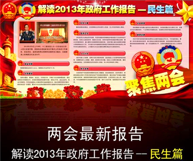 2013年民生工作取得的进展