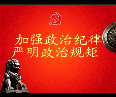 05严明党的政治纪律