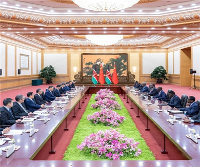 习近平会见肯尼亚总统