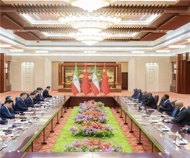 习近平会见赤道几内亚总统