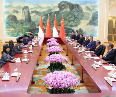 习近平会见印度尼西亚总统