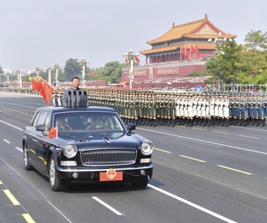 天安门广场举行盛大阅兵仪式 习近平发表重要讲话并检阅受阅部队